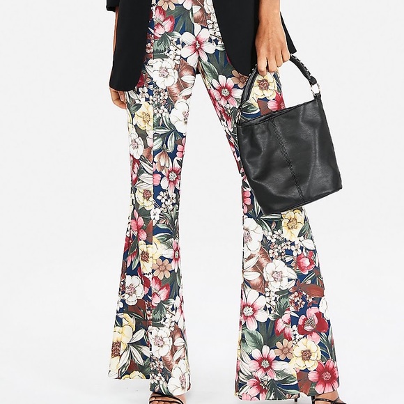 High waisted flared pants - Picture 2 of 3